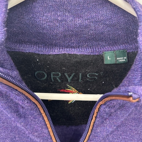 Men’s 1/4 Zip Orvis Merino Sweater. Like new. - Picture 3 of 5